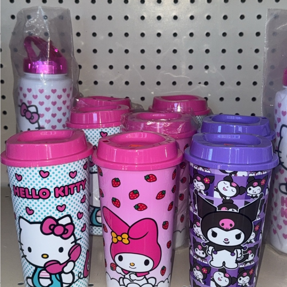 Hello Kitty & friend travel mug set of 3
